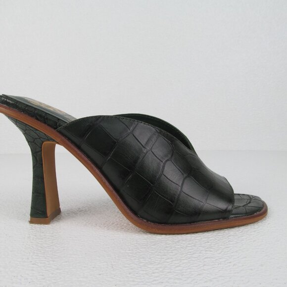 Vince Camuto Mershid Deep Green Peep Toe size 8.5 - Picture 4 of 9